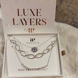Luxe Layers Silver Necklace Set by Luxe Layers